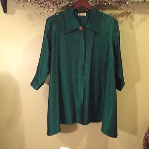 VTG 1980’s Handmade Oversized Shirt -Shoulderpads